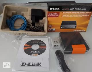 D-Link DSL/2500U ADSL2+Internet router.