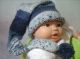 Шерстяна шапка буратінка малюку/ляльці, пог 15-24