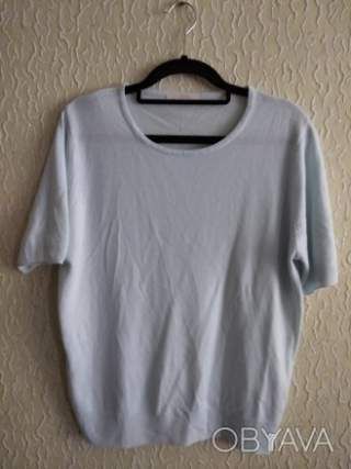 Теплая футболка, кофточка, джемпер мятного цвета, Marks& Spencer