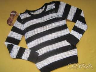 Трендовый ажурный свитер кофточка, H&M, р.158-164 на 12-14 лет