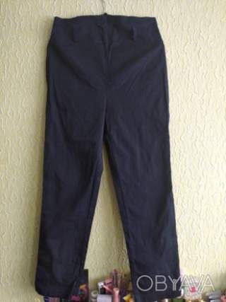 Плотные коттоновые стрейчевые штаны, брюки, р.42, Италия