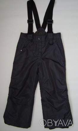 Напівкомбінезон Лижні термо - штани Lupilu темносірі 98-104 см.