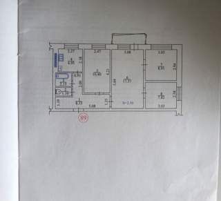 Продам 3-х кiмнатну квартиру пiд ремонт