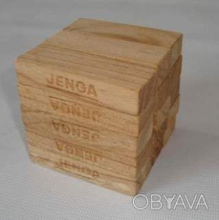 Игрушечный комплект деревянные брусочки Jenga - 72х24х12 мм. - 15 шт.