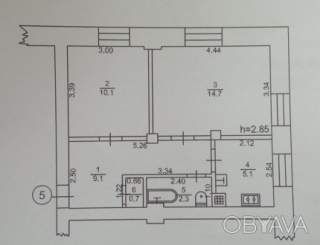 2-комнатная квартира, 42 кв.м