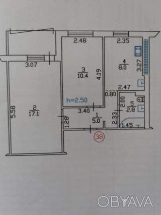 Продам свою 2-ух ком. кв. ул. планировки