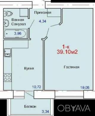 Однокімнатна квартира в цегляній новобудові, Сінна