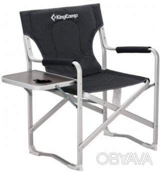 Раскладное кресло KingCamp Deluxe Director chair (KC3821) BLACK STRIPE