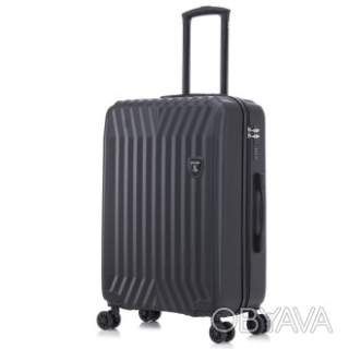 Чемодан Semi Line 24" (M) Black (T5854-2)