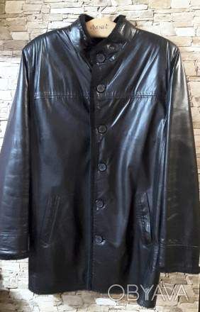 Куртка кожа натуральная тоскана XL, Giorgio Armani, Италия