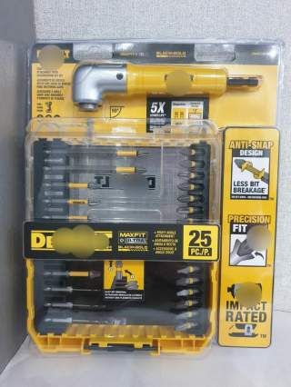 Набор бит Dewalt Maxfit Ultra 25шт + угловая насадка DWAF25SETRA