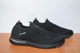 Мужские кроссовки Puma.Летние кроссовки без шнурков.