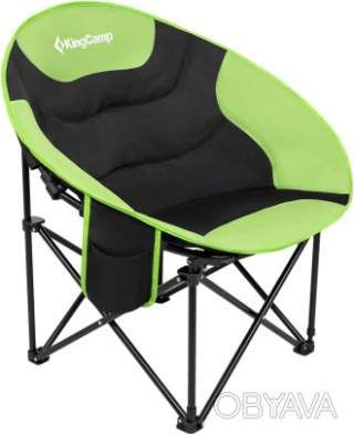 Кресло KingCamp Moon Leisure Chair (KC3816) BLACK/GRASSGREEN