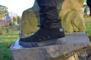 Зимние мужские кроссовки Adidas высокого качества..Зимние ботинки Адидас.