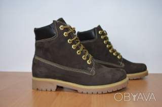 Зимние кожаные ботинки Timberland.36 и 37 размер.