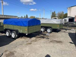 Двовісний посилений причіп Дніпро-2500х1500х500 та інші моделі