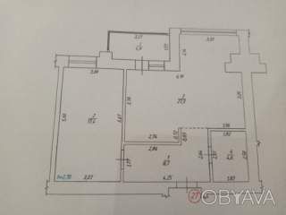 2-комнатная квартира, 62 кв.м