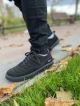 Кожаные кроссовки Nike черные.Кеды мужские Nike.