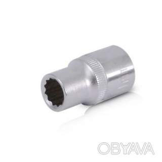 Головка дванадцятигранна STORM 1/2", 12 мм INTERTOOL ET-0212