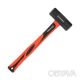 Молот 2000 г, ручка з фібергласу INTERTOOL HT-0242