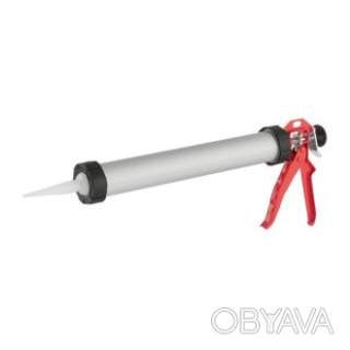 Пістолет для видавлювання силікону 600 мл INTERTOOL HT-0026