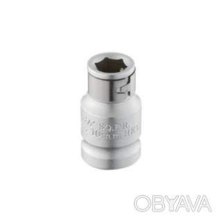 Перехідник STORM квадрат 1/2" - шестигранник 10 мм INTERTOOL ET-1108