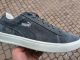 Кроссовки мужские Puma Sueda.Черные на белой подошве.