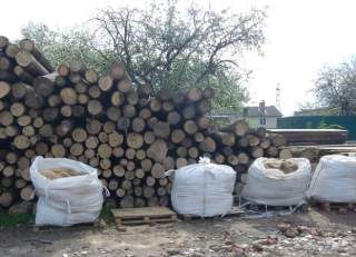 Продам тирсу липи (дрібна), расфасована в к1мкуб. у мішки биг беги