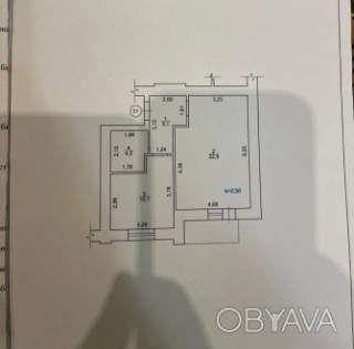 1-комнатная квартира, 43.8 м.кв.