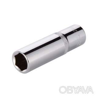 Головка шестигранна подовжена 3/8", 12×64 мм, Cr-V