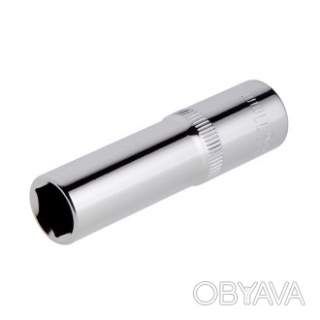 Головка шестигранна подовжена 3/8", 11×64 мм, Cr-V