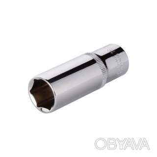 Головка шестигранна подовжена 3/8", 16×64 мм, Cr-V
