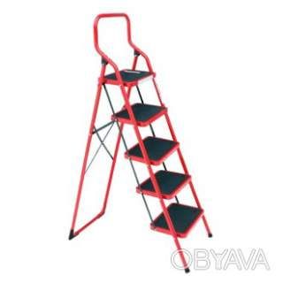 Драбина сталева, 5 сходів, 380*260мм, висота 1625мм INTERTOOL LT-0035