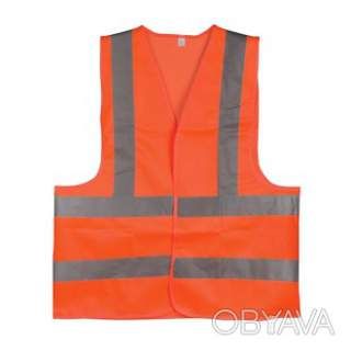 Жилет сигнальний помаранчевий XL (60*70 см), 120 г/м2 INTERTOOL SP-2028