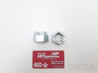 Гайка корончатая оцинкованная М24х3 27мм под кл36