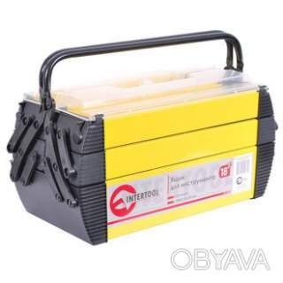 Ящик для інструментів18", 5 секций, 454*210*230 мм INTERTOOL BX-5018
