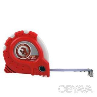 Рулетка з фіксатором 8м * 25мм "Супер Магніт" INTERTOOL MT-0308