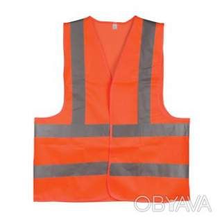 Жилет сигнальний помаранчевий XL (60*70 см), 120 г/м2 INTERTOOL SP-2028