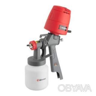 Фарбопульт електричний HVLP 450 Вт, форсунка 1.5 мм, бачок 1л., 0.14-0.35 Бар