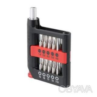 Викрутка прецизійна з комплектом насадок 21 од INTERTOOL VT-3339