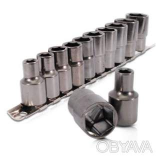 Набір головок 10 шт. 1/2" INTERTOOL ET-6006