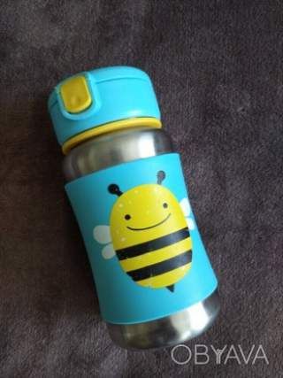 Бутилочка металева, поїлка дитяча, 350мл