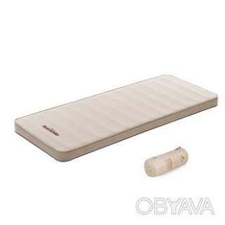 Самонадувний матрац 10 см одинарний Naturehike NH20FCD08, бежевий