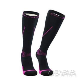 Шкарпетки водонепроникні Dexshell Compression Mudder, р-р S, рожеві