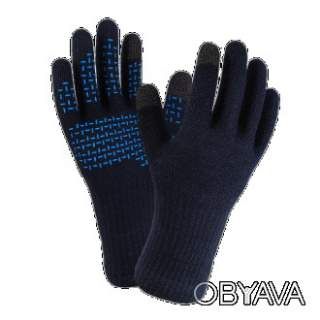 Рукавички водонепроникні Dexshell ThermFit 3.0 Gloves, темно-блакитні