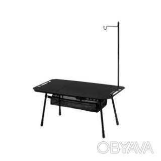 Складаний стіл Naturehike CNK2450JJ025, 80х40 см, алюміній, чорний