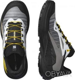 Кроссовки летние мужские Salomon GENESIS black/white/lemon