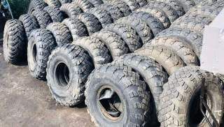 Шина 18.00-24 обрезанная на Белаз 30т