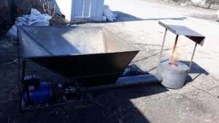 Горелка на опилках, шелухе подсолнуха, пеллетах для всех видов твердот