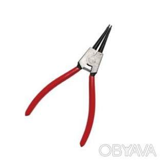 Щипці для зняття та встановлення стопорних кілець, 180 мм, прямі